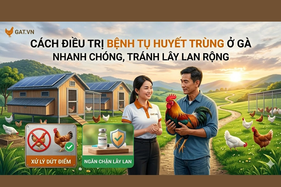 Chuyên gia nông nghiệp hướng dẫn cách điều trị bệnh tụ huyết trùng ở gà nhanh chóng và ngăn chặn lây lan rộng Chuyên gia nông nghiệp hướng dẫn cách điều trị bệnh tụ huyết trùng ở gà nhanh chóng và ngăn chặn lây lan rộng