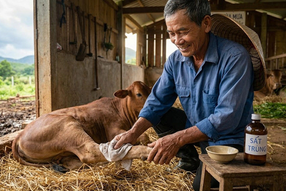 cham-soc-bo-mua-mua-am-gat-vn-01 GAT.VN hướng dẫn bà con vệ sinh vết loét cho bò đúng cách tại chuồng