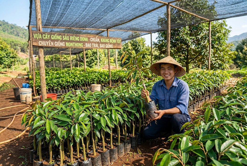 vua-cay-giong-sau-rieng-dona copy Khám phá vựa cây giống sầu riêng Dona (Monthong) chuẩn, kháng bệnh tốt, đảm bảo năng suất cao cho nhà nông